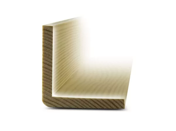 Pipa, sarokléc 20x20x2000mm